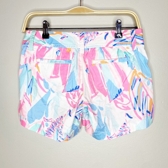 Lilly Pulitzer Callahan Shorts 00 Out to Sea - Picture 2 of 8